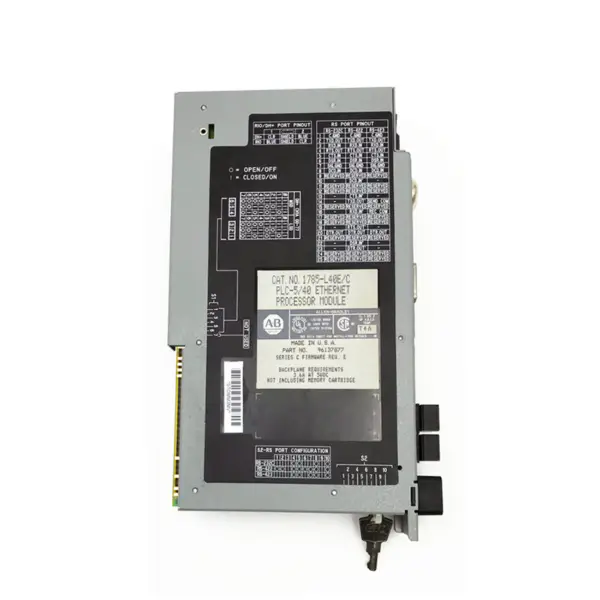 Allen Bradley 1785 5 PLC-5/40E Ethernet Μονάδα επεξεργαστή PLC-5 1785-L40E