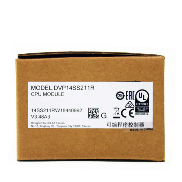 Delta DVP SS 14 SS2 14SS211R PLC 14SS2 DVP-14SS2 Ψηφιακή μονάδα CPU DVP14SS211R με συσκευασία εισόδου RS232 Βιομηχανική Ect