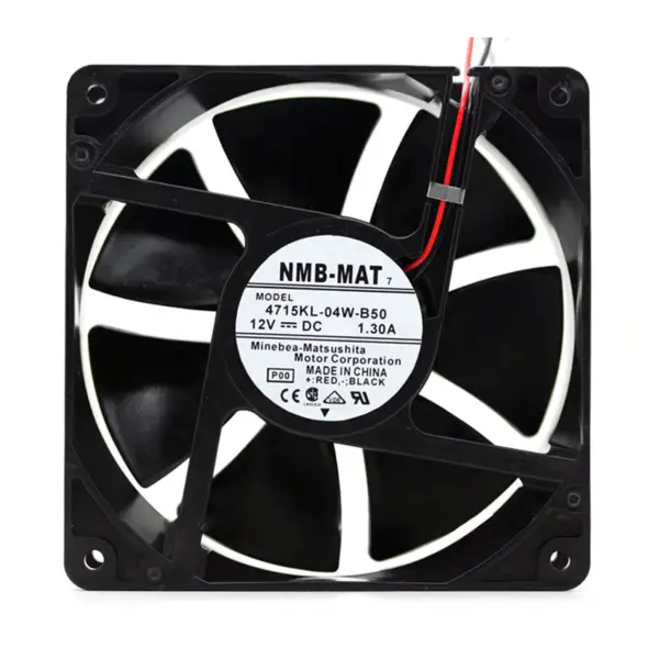 NMB 4715KL-04W-B50 12CM 12V 1.30A βίαιος ανεμιστήρας ψύξης πλαισίου ανεμιστήρα διακομιστή server