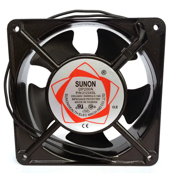 SUNON AC cooling fanD P200A 2123XSL cabinet dedicated cooling and cooling