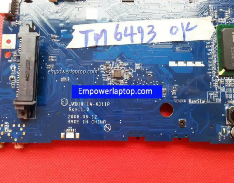Acer TravelMate 6493 MBTQ702001 JAQ10 LA-4311P SOCKET PGA478 Μητρική πλακέτα Acer TravelMate 6493 MBTQ702001 JAQ10 LA-4311P SOCKET PGA478