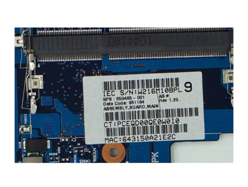 Μητρική πλακέτα HP 650485-001 DV4 DV4T
