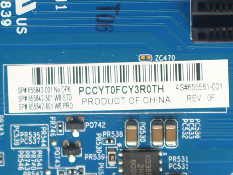 Μητρική πλακέτα σταθμού εργασίας HP Z220 CMT 655842-001 655581-001