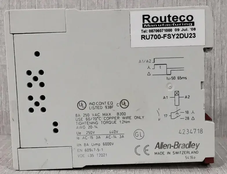 AB 700-FSY2DU23 ΡΕΛΈ ΧΡΌΝΟΥ