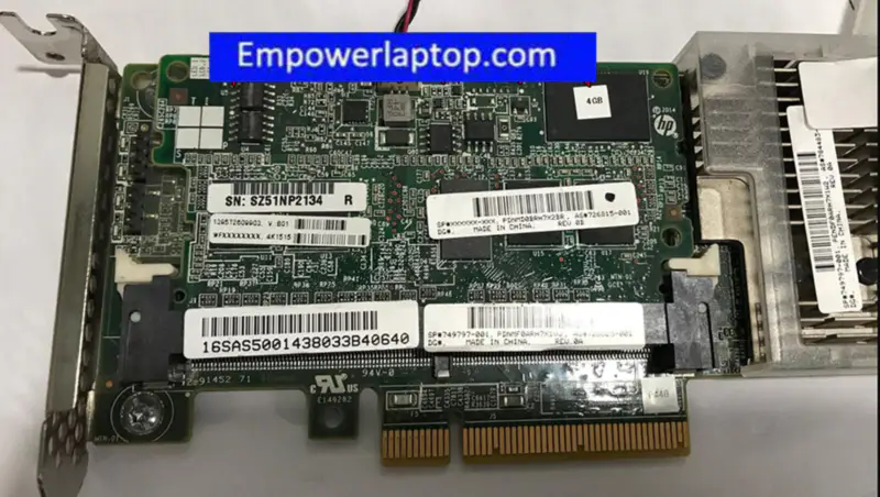 HP P440 RAID 4/2GB 749797-001 726823-001 784483-001 726815-001 Κάρτα συστοιχίας