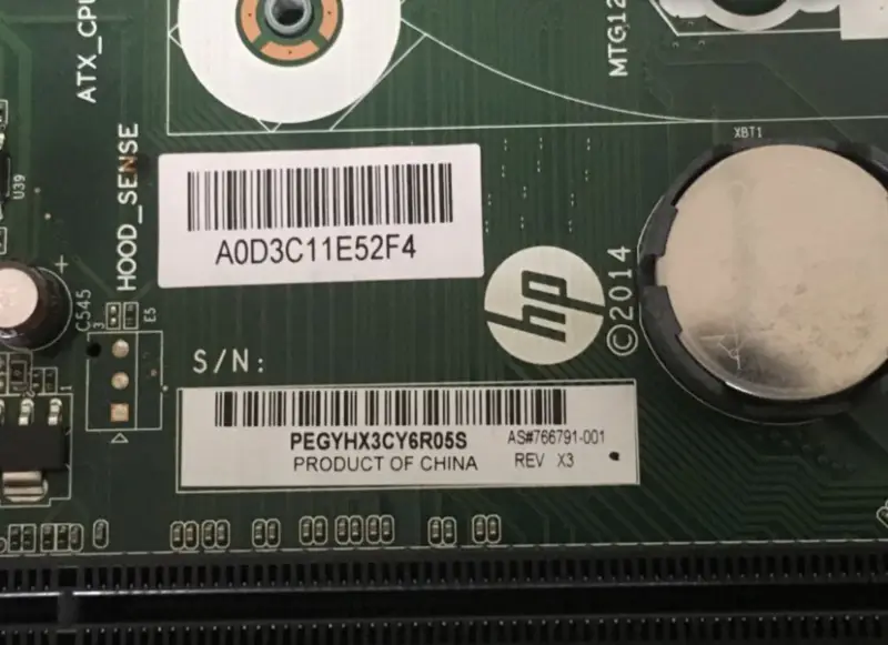 Μητρική πλακέτα HP 280 G1 FX-ISB-8X-2 766791-001
