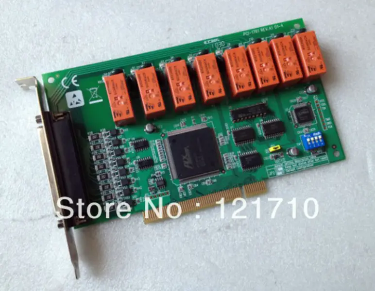 Advantech PCI-1761 REV.A1 01-4 Πλακέτα DAQ 8-καναλικού ενεργοποιητή ρελέ και 8-καναλικής απομονωμένης ψηφιακής εισόδου βιομηχανική μητρική πλακέτα