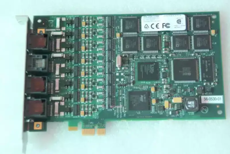 Κάρτα φωνής Dialogic Corp 885E-DIVAA Diva Analog-8 PCIE βιομηχανική μητρική πλακέτα