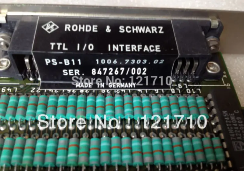 ROHDE SCHWARZ card ROHDE SCHWARZ Schnittstelle TTL IO INTERFACE PS-B11 1006.7303.02 industrial motherboard