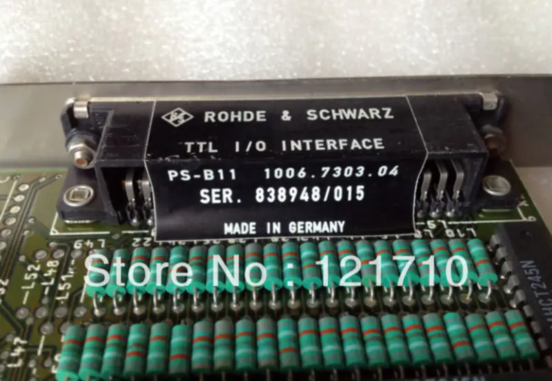 ROHDE SCHWARZ TTL IO INTERFACE ROHDE SCHWARZ TTL IO INTERFACE PS B11 1006.7303.04 industrial motherboard
