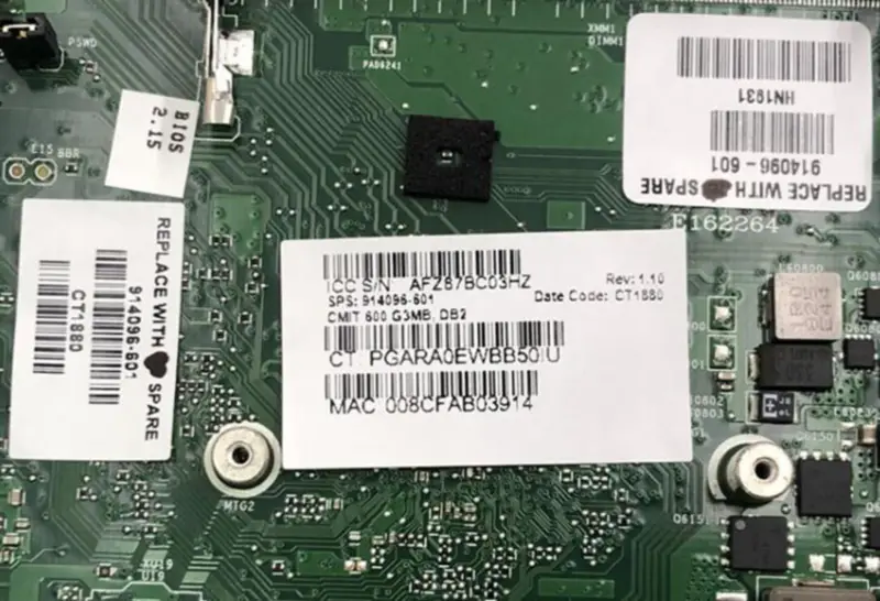 Μητρική πλακέτα HP Proone 600 G3 914096-001 AIO
