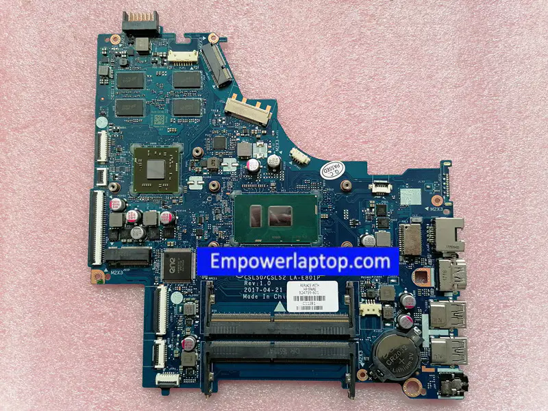 Μητρική πλακέτα HP 15-BS CSL50/CSL52 LA-E801P 924759-001 924759-501 924759-601 i7-7500U CPU