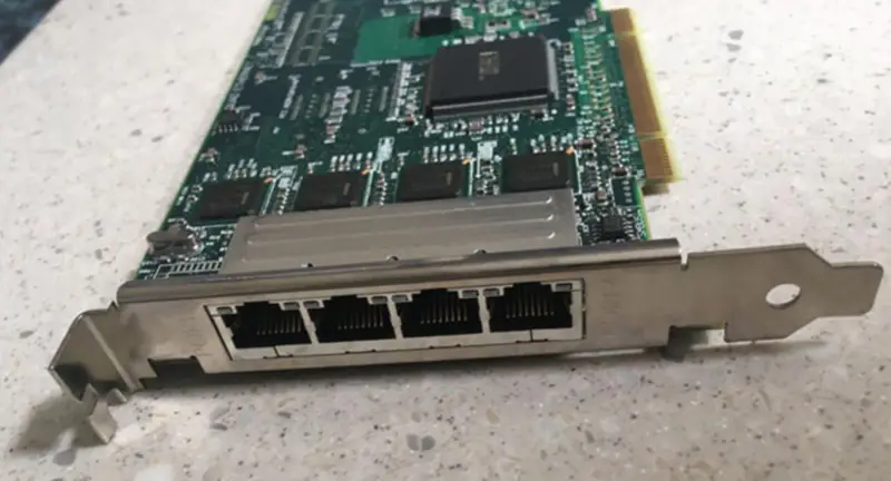 Radisys 97-9031-02 Προσαρμογέας δικτύου διακομιστή Ethernet PCI τεσσάρων θυρών