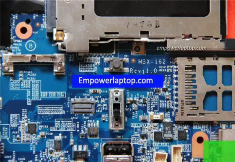 Μητρική πλακέτα Sony A1229978A MS52 MBX-162 1P-006A502-8010