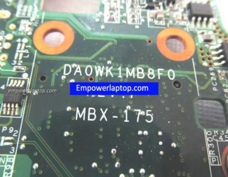 Μητρική πλακέτα Sony A1243768A DA0WK1MB8F0 MBX-175