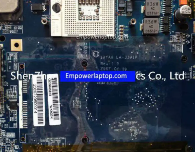 Toshiba Satellite A135 Motherboard