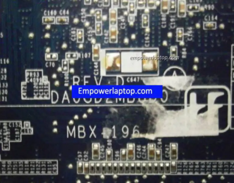 Sony A1562028A DA0GD2MB8D0 MBX-196 Motherboard
