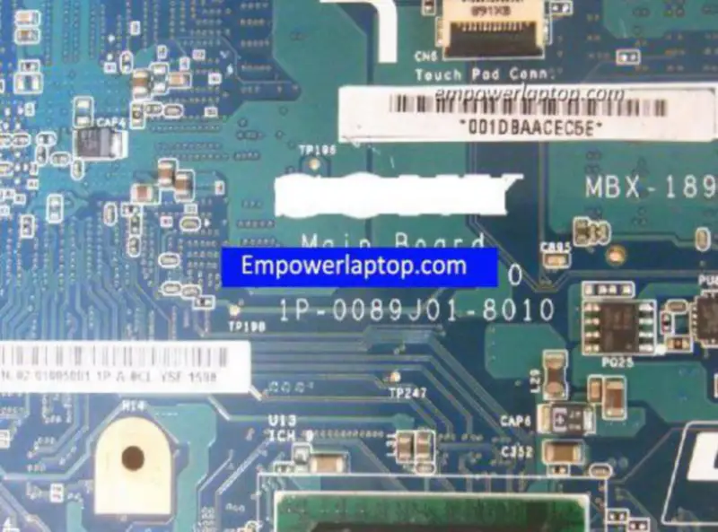 Μητρική πλακέτα Sony VGN-FW A1568977C MBX-189 M762 1P-0089J01-8010