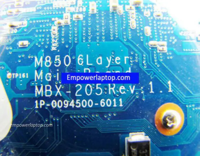 Sony A1730145A MBX-205 M850 1P-0094500-6011 Motherboard