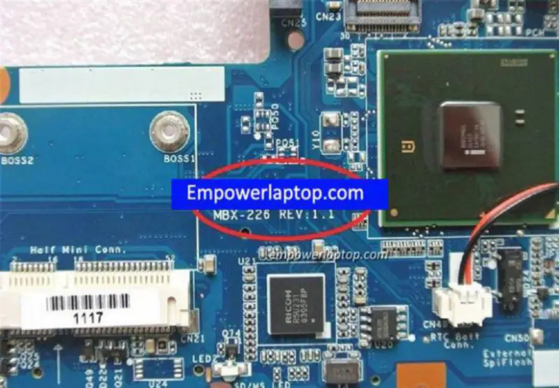 Sony A1768958B MBX-226 M9A0 VPCCW 1P-009B501-8011 Motherboard