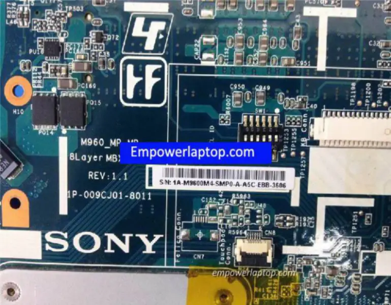 Μητρική πλακέτα Sony A1771571A MBX-224 1P-009CJ01-8011