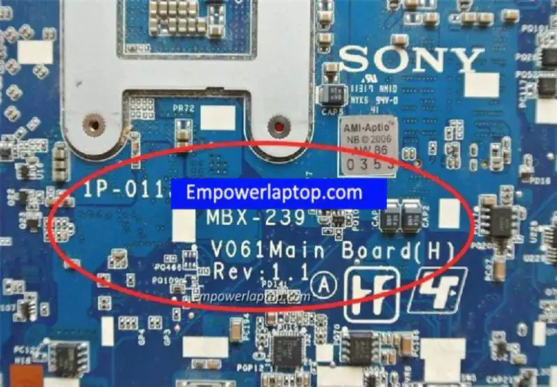 Μητρική πλακέτα Sony VPC-CB MBX-239 A1848532A 1P-0113201-8011