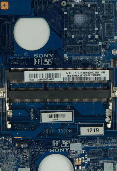 Sony Vaio SVE15 SVE1511RFXB A1876097A MBX-269 DA0HK5MB6F0 Motherboard