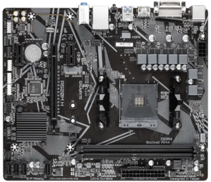 Μητρική κάρτα Gigabyte A520M H M-ATX A520 DDR4 64G