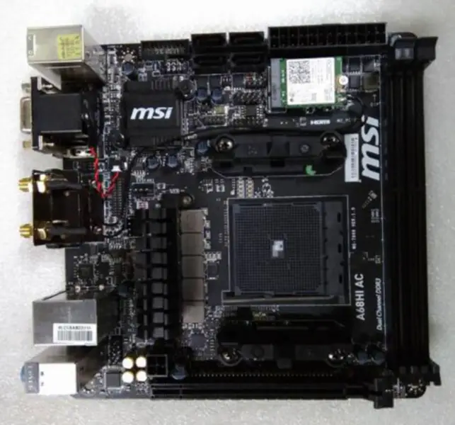 Μητρική πλακέτα MSI A68HI AC FM2+ με υποστήριξη WIFI HTPC mini-ITX