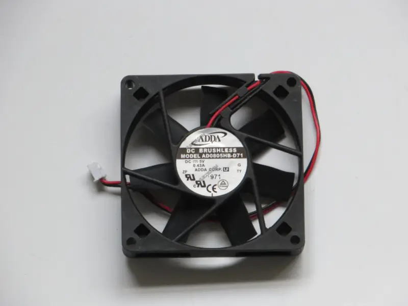 ADDA AD0805HB-D71 8015 5V 0.43A 2wires ανεμιστήρας