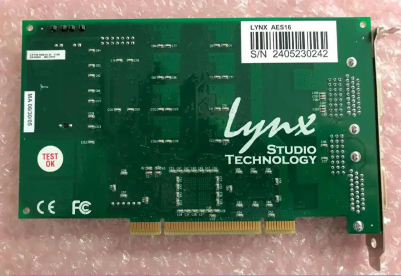 Lynx AES16 8-καναλική διεπαφή ήχου AES/EBU PCI A/D/A 192kHz /DAB/Streaming