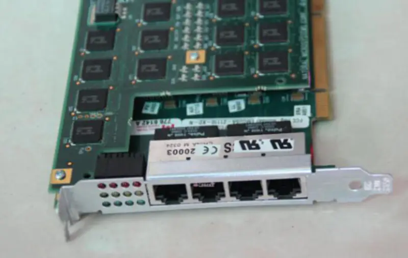 NMS AG4000 32DSP 4E1-PCI 5640-REV.10 5630-REV.A3 Κάρτα φωνής