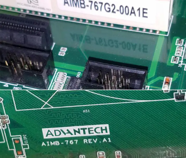 Βιομηχανική μητρική πλακέτα Advantech AIMB-767 REV.A1 AIMB-767G2-00A1E