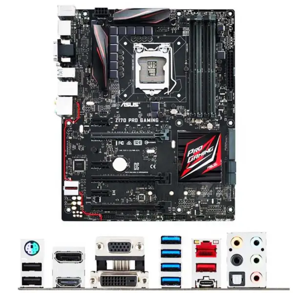 Μητρική πλακέτα παιχνιδιών Z170 για το Asus Z170 Pro Gaming