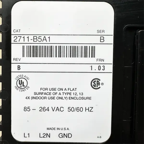 2711-b5a1 Για την οθόνη αφής Allen Bradley 2711b5a1