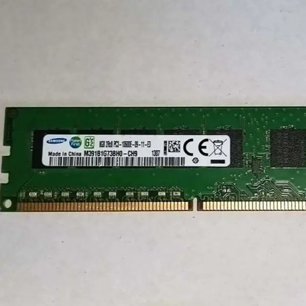 2pcs M391b1g73bh0-ch9 Ram για τη μνήμη διακομιστή Samsung 8gb Ddr3 1333mhz Ecc 2rx8 Pc3-10600e μνήμη διακομιστή