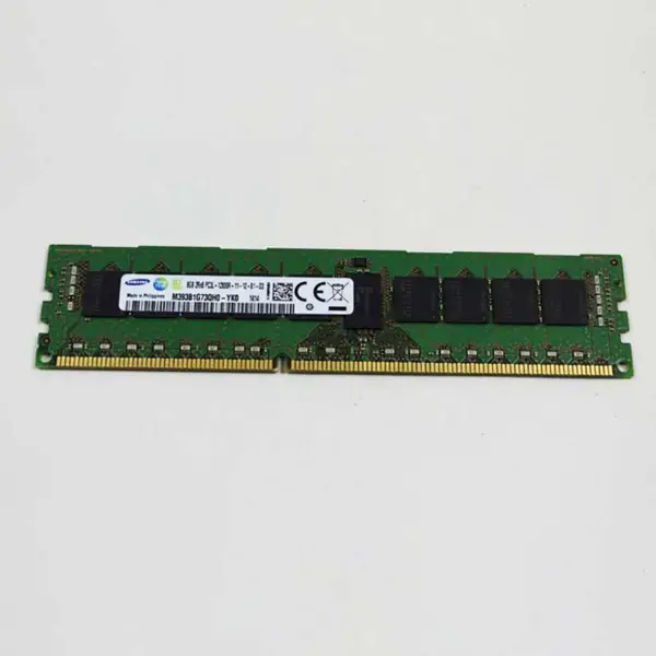 2pcs M393b1g73qh0-yk0 Ram για τη μνήμη διακομιστή Samsung 8gb Ddr3l 1600mhz Ecc Reg 2rx8 Pc3l-12800r Server Memory