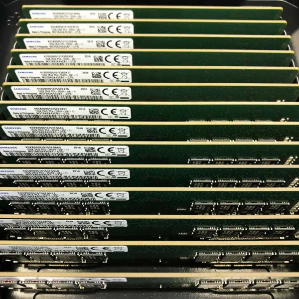 2pcs M393b1g73qh0-yk0 Ram για τη μνήμη διακομιστή Samsung 8gb Ddr3l 1600mhz Ecc Reg 2rx8 Pc3l-12800r Server Memory