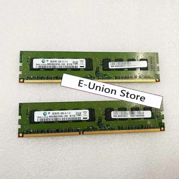 2pcs 2gb Ddr3 1333mhz μνήμη διακομιστή για τη Samsung M391b5673fh0-ch9 Ram