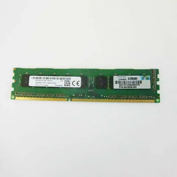 647909-b21 664969-001 647658-081 Pc3l-10600e Ram 8gb Ddr3 1333 Ecc Udimm Server Memory