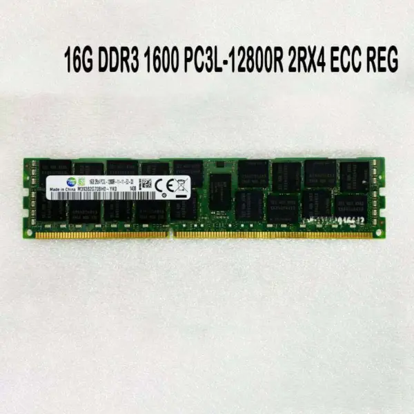 16g Ddr3 1600 Pc3l-12800r Ecc Reg 2rx4 για στικάκι μνήμης διακομιστή