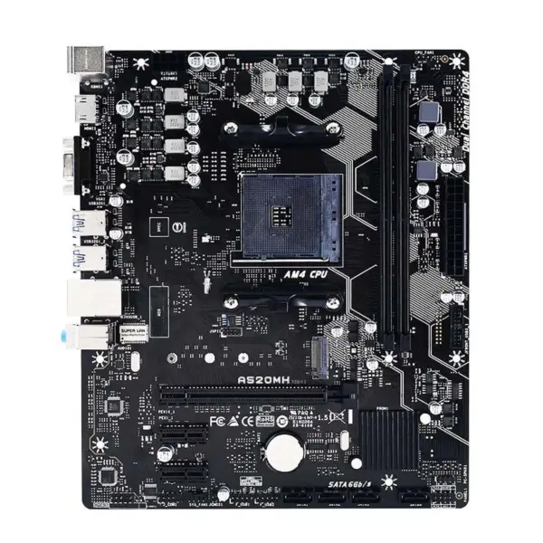 A520mh για τη μητρική πλακέτα Biostar A520 Socket Am4 64gb Ddr4 M.2 Micro Atx