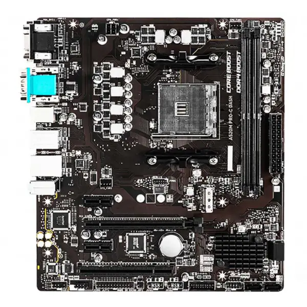 A520m Pro-c Dash για μητρική πλακέτα Msi Am4 Ddr4 64gb M.2 Sata3 Usb3.2 Gen1 Micro Atx