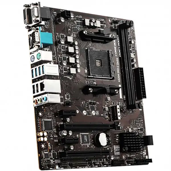 A520m Pro-c Dash για μητρική πλακέτα Msi Am4 Ddr4 64gb M.2 Sata3 Usb3.2 Gen1 Micro Atx