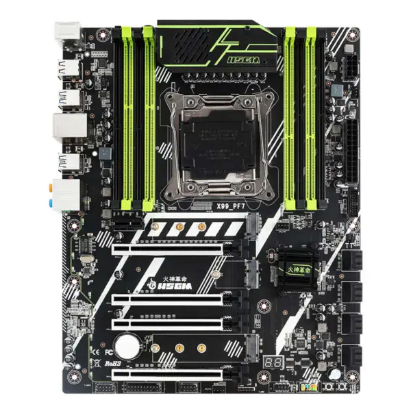 Hsgm X99-pf7 Υποστήριξη τεσσάρων καναλιών Ddr3/ddr4 X99 Chipset μητρικής πλακέτας διακομιστή