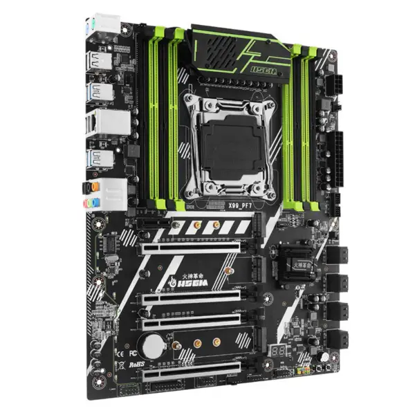 Hsgm X99-pf7 Υποστήριξη τεσσάρων καναλιών Ddr3/ddr4 X99 Chipset μητρικής πλακέτας διακομιστή