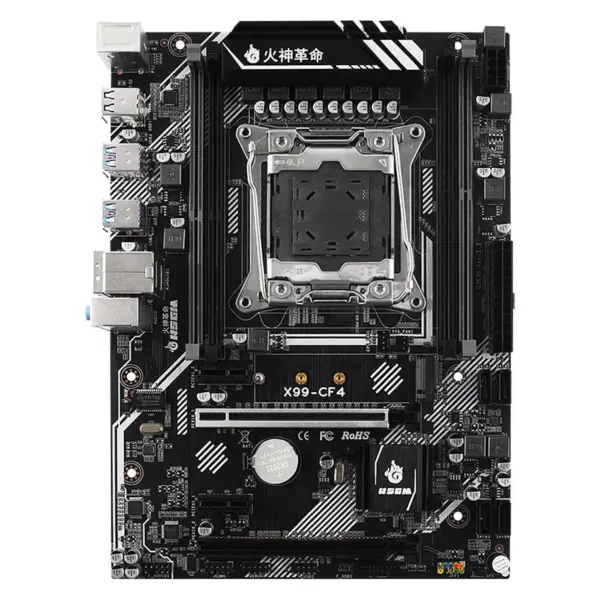 Hsgm X99-cf4 Μητρική πλακέτα 4*ddr4 Recc 128 μνήμης X99 Chipset υψηλής απόδοσης Gaming Pc Motherboard