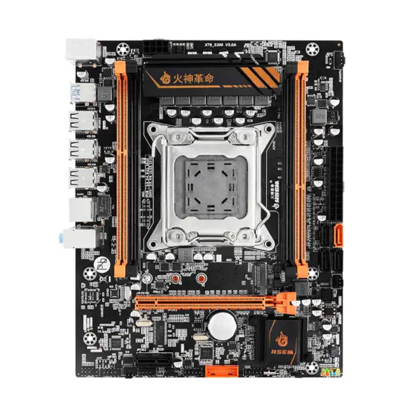Hsgm X79-s300 μητρική πλακέτα διακομιστή 4*usb3.0 + 9*usb2.0 θύρα128gb μνήμης υψηλής απόδοσης μητρική πλακέτα υπολογιστή
