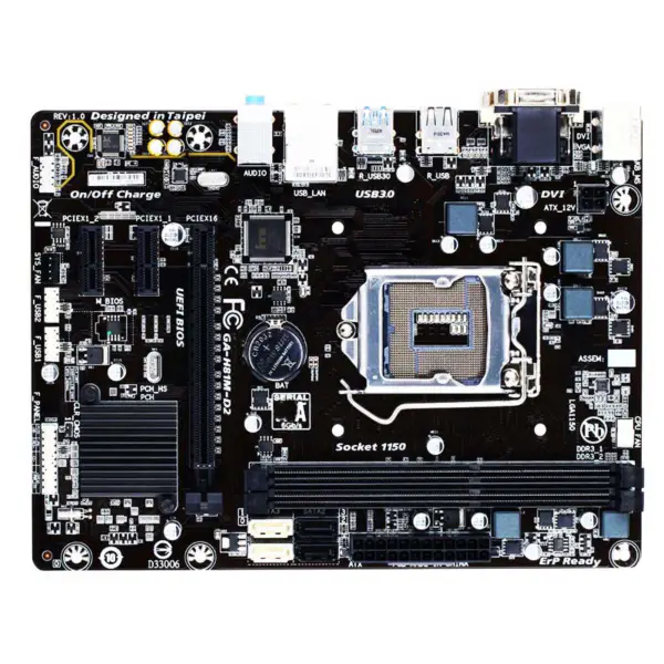 Μητρική πλακέτα Ga H81 Ddr3 Υποστήριξη μητρικής πλακέτας 4ης γενιάς Cpu Lga1150 Ddr3 Ga H81m D2