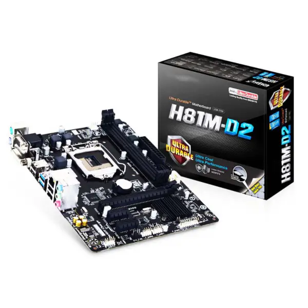 Μητρική πλακέτα Ga H81 Ddr3 Υποστήριξη μητρικής πλακέτας 4ης γενιάς Cpu Lga1150 Ddr3 Ga H81m D2